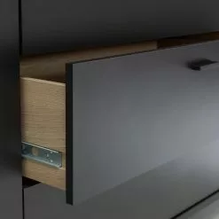 Loftscape Sideboard Mazzo - Schwarz / Eiche Artisan Dekor -Büromöbel Verkäufe 1000285799 210819 12212500047 DETAILS P000000001000285799