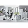 Furnitive Büro-Set Avin IX (8-teilig) - Lichtgrau / Hochglanz Weiß 1 Furnitive Büro-Set Avin IX (8-teilig) - Lichtgrau / Hochglanz Weiß -Büromöbel Verkäufe 1000287086 210830 10365200014 MOOD IMAGE P000000001000287086 mood