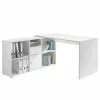 Furnitive Eckschreibtisch Lena - Weiß 1 Furnitive Eckschreibtisch Lena - Weiß -Büromöbel Verkäufe 1000287114 220204 16190800010 IMAGE P000000001000287114
