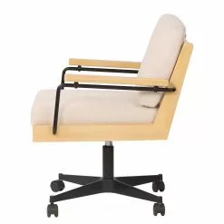 Mørteens Bürostuhl David - Webstoff / Eiche massiv / Stahl - Creme / Eiche / Schwarz 9 Mørteens Bürostuhl David - Webstoff / Eiche massiv / Stahl - Creme / Eiche / Schwarz -Büromöbel Verkäufe 1000288171 220610 035 DETAILS P000000001000288171