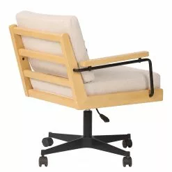 Mørteens Bürostuhl David - Webstoff / Eiche massiv / Stahl - Creme / Eiche / Schwarz 10 Mørteens Bürostuhl David - Webstoff / Eiche massiv / Stahl - Creme / Eiche / Schwarz -Büromöbel Verkäufe 1000288171 220610 040 DETAILS P000000001000288171