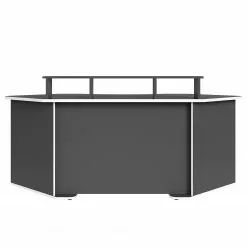 Furnitive Eckschreibtisch Crosswoods I - Anthrazit / Weiß -Büromöbel Verkäufe 1000288195 210827 12165000005 DETAILS P000000001000288195