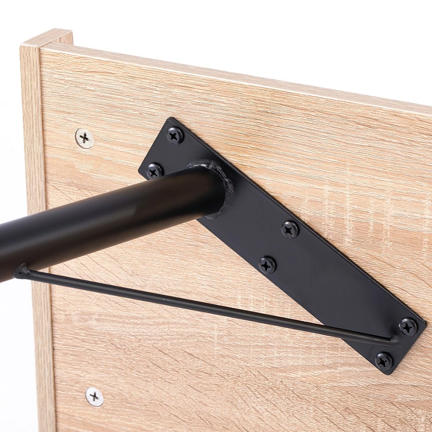 FLHF Schreibtisch Fey - Eiche Dekor / Schwarz 8 FLHF Schreibtisch Fey - Eiche Dekor / Schwarz – Bild 6