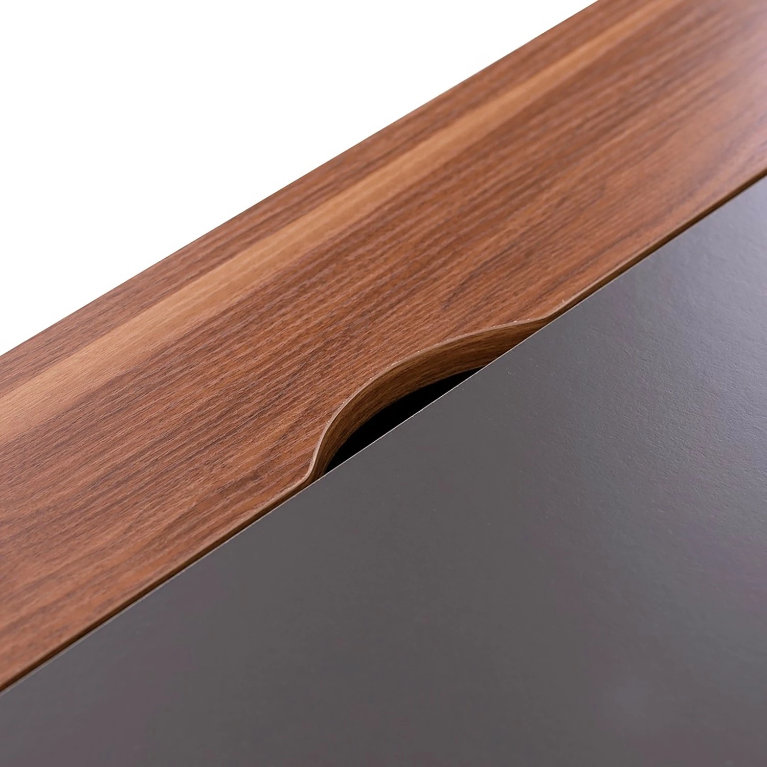 FLHF Schreibtisch Aryn - Anthrazit / Walnuss 7 FLHF Schreibtisch Aryn - Anthrazit / Walnuss – Bild 5