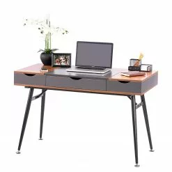 FLHF Schreibtisch Aryn - Anthrazit / Walnuss 22 FLHF Schreibtisch Aryn - Anthrazit / Walnuss -Büromöbel Verkäufe 1000289011 210902 09120300245 DETAILS P000000001000289011