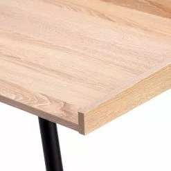 FLHF Schreibtisch Issa - Eiche Dekor / Schwarz -Büromöbel Verkäufe 1000289015 210914 13503000018 DETAILS P000000001000289015