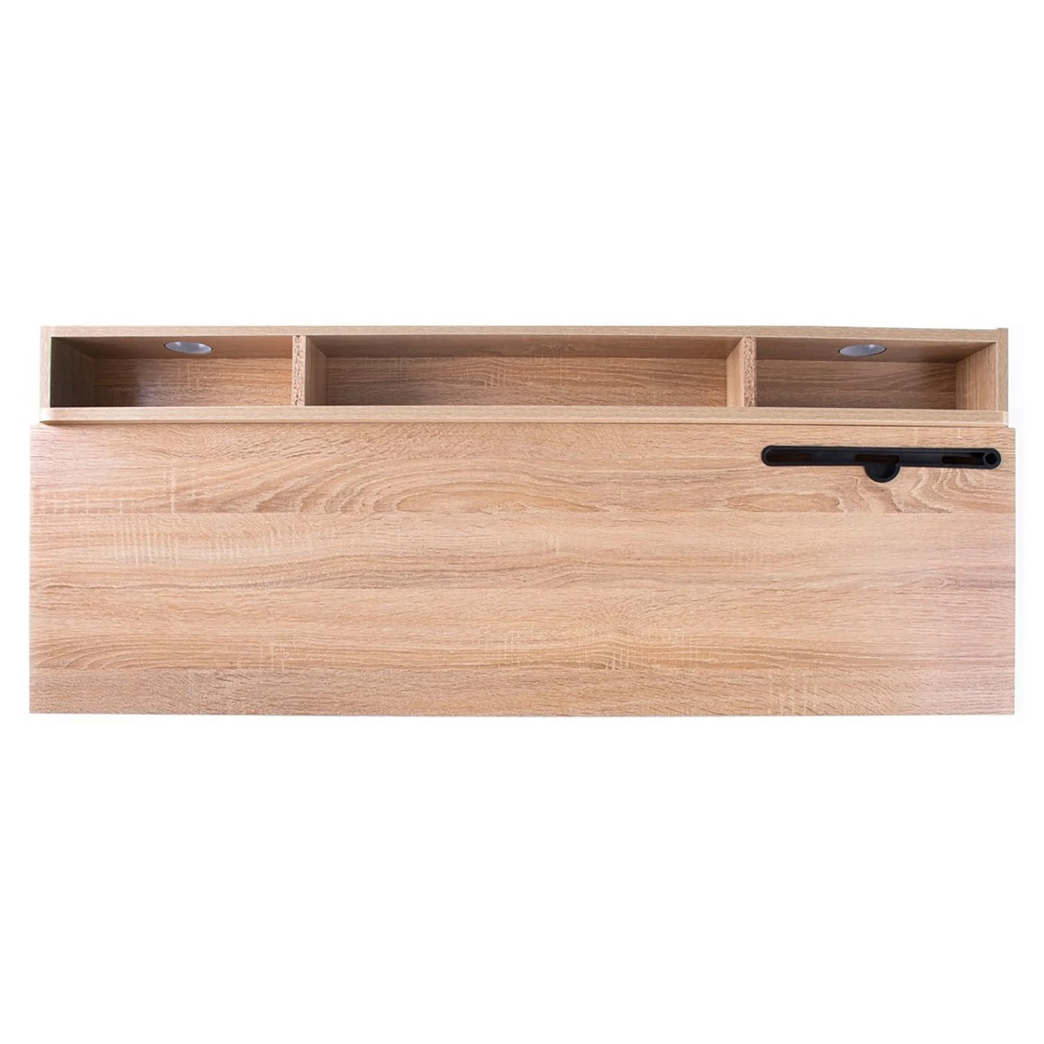 FLHF Schreibtisch Del - Eiche Dekor / Weiß 6 FLHF Schreibtisch Del - Eiche Dekor / Weiß – Bild 4