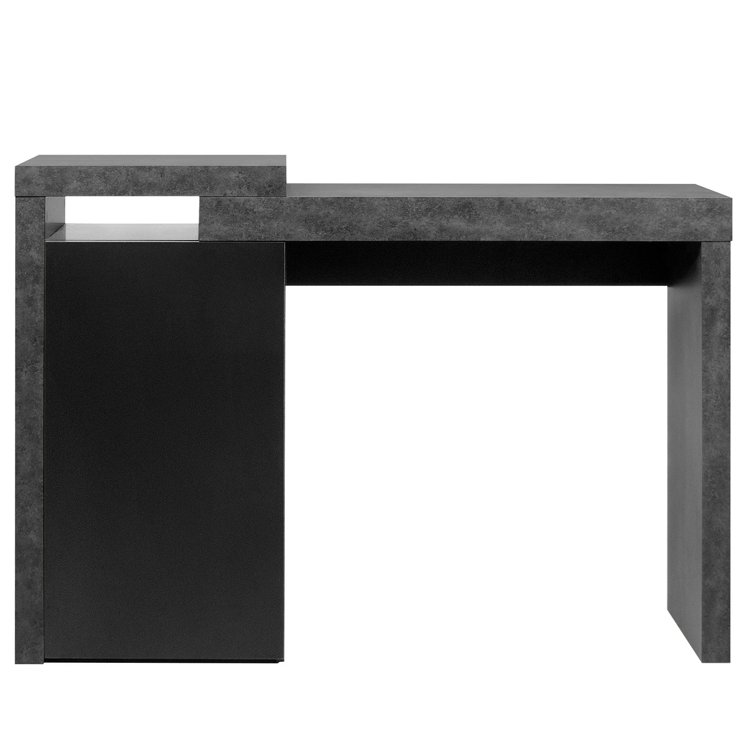 Temahome Schreibtisch Detroit - Wabenplatte - Beton Dekor / Schwarz 8 Temahome Schreibtisch Detroit - Wabenplatte - Beton Dekor / Schwarz – Bild 6