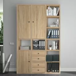 Fredriks Aktenschrank-Kombination Emporio - Eiche Sonoma Dekor 7 Fredriks Aktenschrank-Kombination Emporio - Eiche Sonoma Dekor -Büromöbel Verkäufe 1000289381 210914 13473500112 MOOD DETAILS P000000001000289381 mood