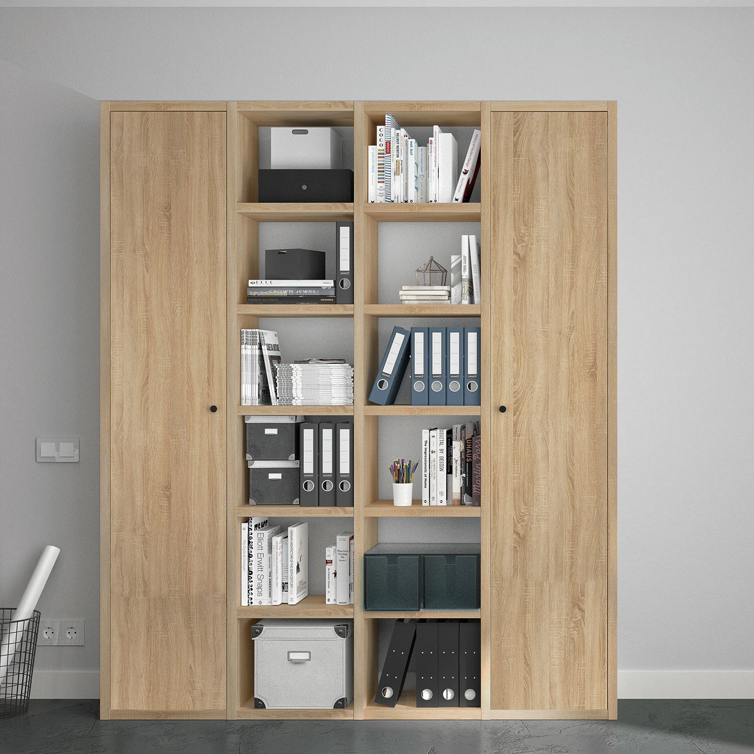 Fredriks Aktenschrank-Kombination Emporio VIII - Eiche Sonoma Dekor 5 Fredriks Aktenschrank-Kombination Emporio VIII - Eiche Sonoma Dekor – Bild 3