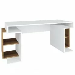 Fredriks Schreibtisch Mountain - Walnuss Dekor / Weiß