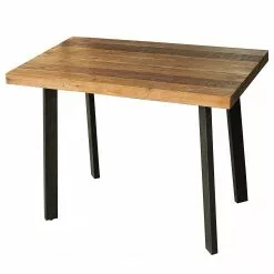 Ars manufacti Schreibtisch Tamati II - Pinie massiv / Edelstahl - Pinie / Schwarz -Büromöbel Verkäufe 1000291186 220610 032 DETAILS P000000001000291186