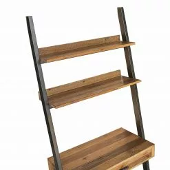 Ars manufacti Wandschreibtisch Tamati - Pinie massiv / Edelstahl - Pinie / Schwarz -Büromöbel Verkäufe 1000291189 220610 045 DETAILS P000000001000291189