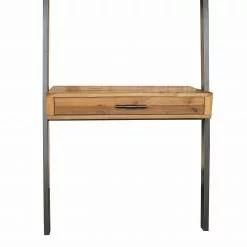 Ars manufacti Wandschreibtisch Tamati - Pinie massiv / Edelstahl - Pinie / Schwarz -Büromöbel Verkäufe 1000291189 220610 060 DETAILS P000000001000291189