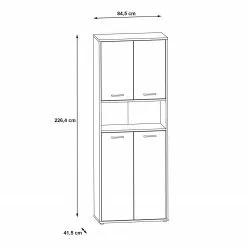 Fredriks Büroset Kendrick II (7-teilig) - Weiß / Grau 53 Fredriks Büroset Kendrick II (7-teilig) - Weiß / Grau -Büromöbel Verkäufe 1000292009 211006 14101000677 SKETCH DETAILS P000000001000292009 sketch