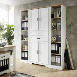 Ridgevalley Büroregal Jasmund II - Pinie Weiß Dekor 10 Ridgevalley Büroregal Jasmund II - Pinie Weiß Dekor -Büromöbel Verkäufe 1000293868 211020 085818000027 MOOD DETAILS P000000001000293868 mood