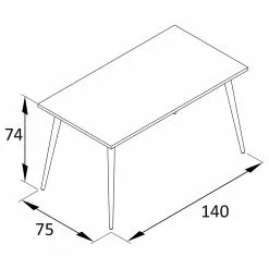 Schildmeyer Schreibtisch Jonte - Grau 9 Schildmeyer Schreibtisch Jonte - Grau -Büromöbel Verkäufe 1000296227 210927 081946000540 SKETCH DETAILS P000000001000296227 sketch