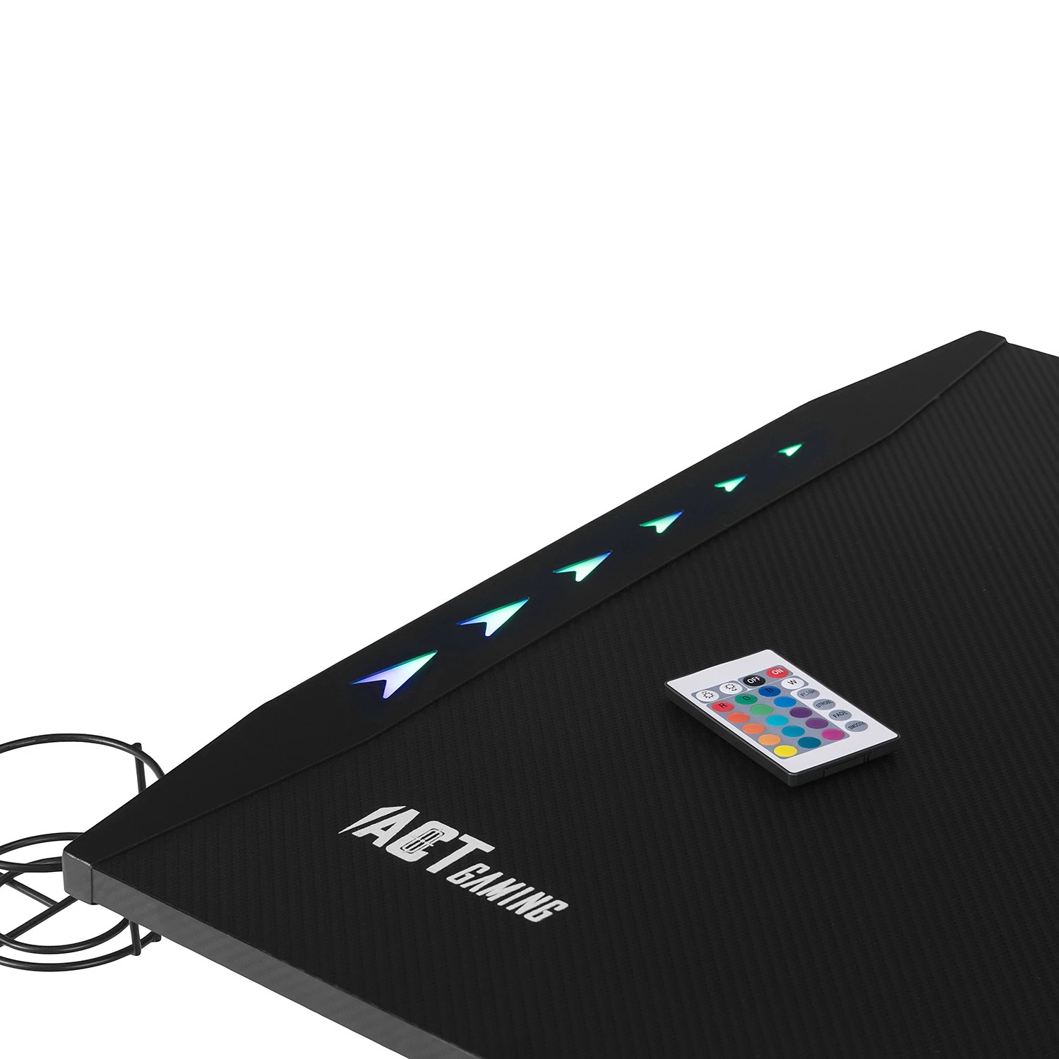 Fredriks LED Gaming Tisch Evinston - Schwarz 10 Fredriks LED Gaming Tisch Evinston - Schwarz – Bild 8