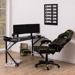 Fredriks Gaming Chair Cloud II - Schwarz / Gelb -Büromöbel Verkäufe 1000297638 211007 08054500071 MOOD DETAILS P000000001000297638 mood