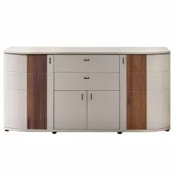 Loftscape Sideboard Saida - Kaschmir / Nussbaum Dekor