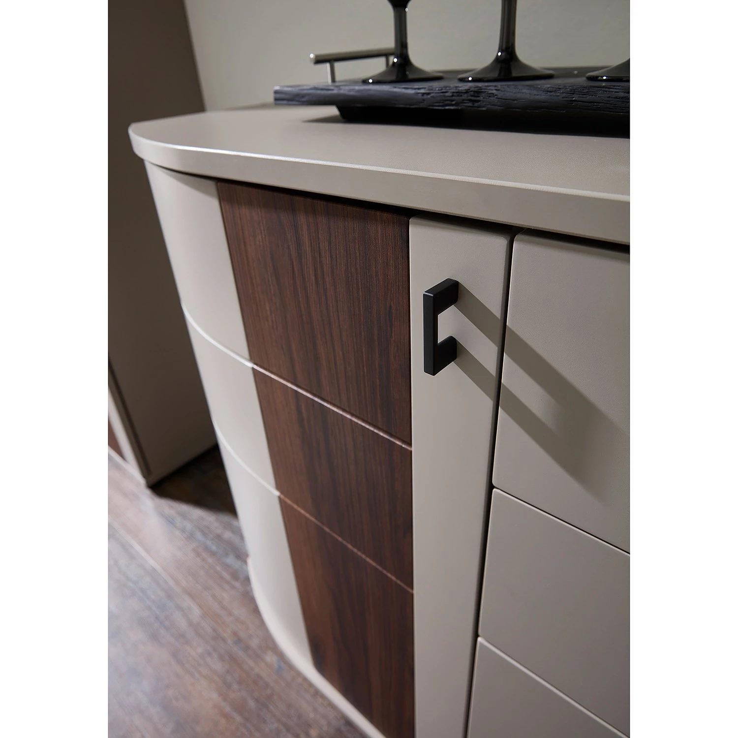 Loftscape Sideboard Saida - Kaschmir / Nussbaum Dekor 8 Loftscape Sideboard Saida - Kaschmir / Nussbaum Dekor – Bild 6