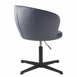 Red Living Bürodrehstuhl Cheia II - Samt / Eisen - Grau / Schwarz 9 Red Living Bürodrehstuhl Cheia II - Samt / Eisen - Grau / Schwarz -Büromöbel Verkäufe 1000303610 211117 16474000142 DETAILS P000000001000303610