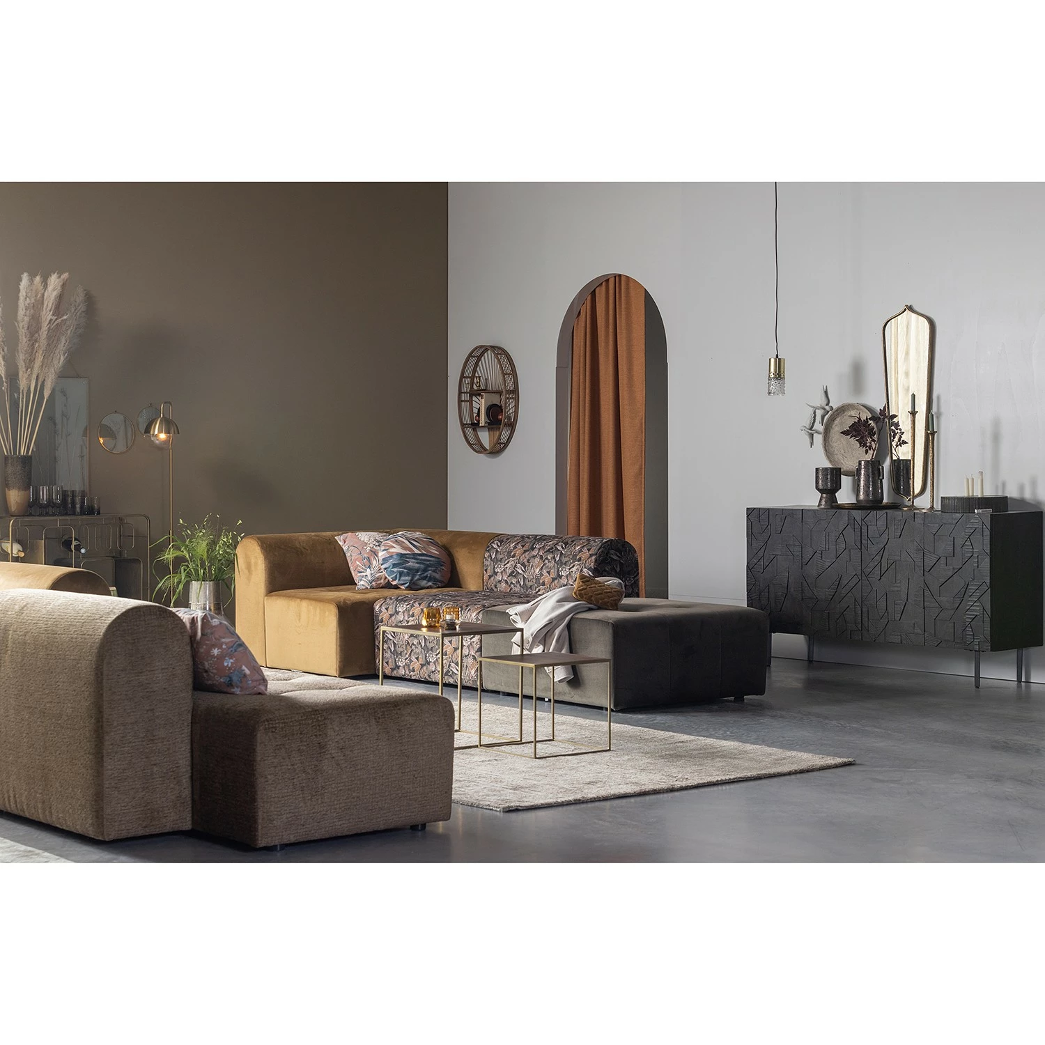 Red Living Sideboard Kaanaa - Schwarz 4 Red Living Sideboard Kaanaa - Schwarz – Bild 2