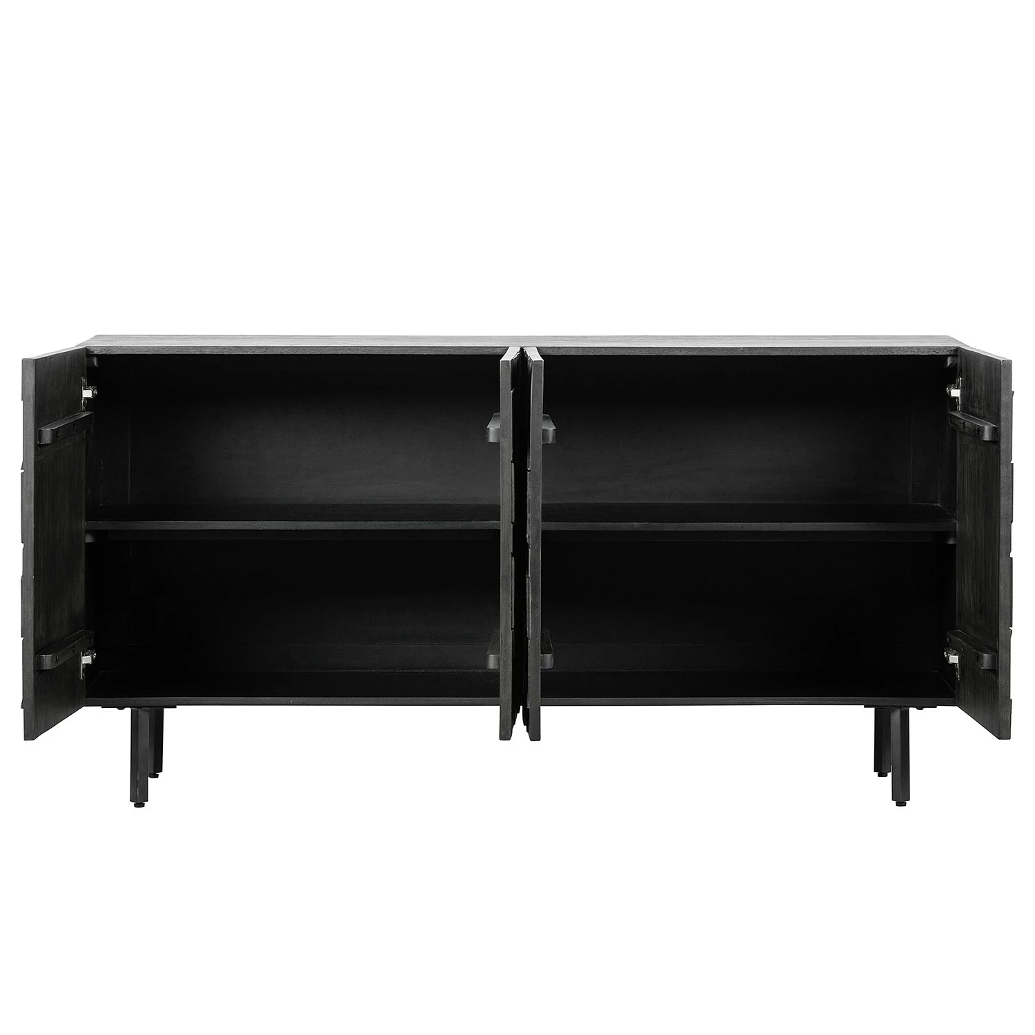 Red Living Sideboard Kaanaa - Schwarz 8 Red Living Sideboard Kaanaa - Schwarz – Bild 6
