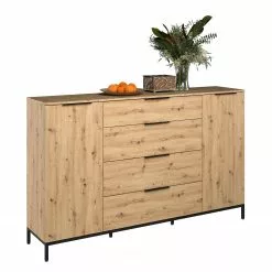 Maja Möbel Sideboard Trend Wood I - Asteiche Dekor / Schwarz 13 Maja Möbel Sideboard Trend Wood I - Asteiche Dekor / Schwarz -Büromöbel Verkäufe 1000306527 211102 13034200058 DETAILS P000000001000306527