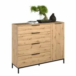 Maja Möbel Sideboard Trend Wood II - Asteiche Dekor / Schwarz 11 Maja Möbel Sideboard Trend Wood II - Asteiche Dekor / Schwarz -Büromöbel Verkäufe 1000306532 211102 13034200064 DETAILS P000000001000306532