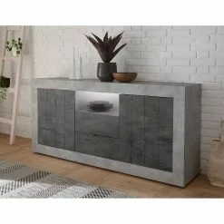 LC Spa Sideboard Urbino I - Anthrazit / Hellgrau -Büromöbel Verkäufe 1000306561 211122 150851000044 DETAILS P000000001000306561