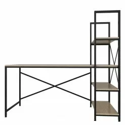 Red Living Schreibtisch-Kombination Living - Eiche Dekor / Schwarz -Büromöbel Verkäufe 1000306594 211115 13512400206 DETAILS P000000001000306594