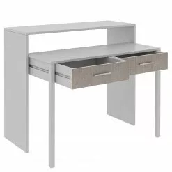 Loftscape Schreibtisch Lavos - (ausziehbar) Weiß / Creme -Büromöbel Verkäufe 1000306611 211115 13515400250 DETAILS P000000001000306611