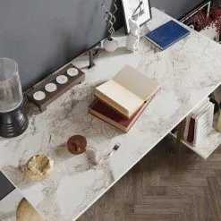 Red Living Schreibtisch Hasselt - Marmor Weiß Dekor 10 Red Living Schreibtisch Hasselt - Marmor Weiß Dekor -Büromöbel Verkäufe 1000306620 211115 13521800284 DETAILS P000000001000306620