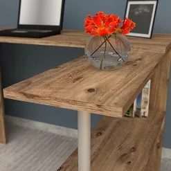 Loftscape Schreibtisch Lasse - Asteiche Dekor -Büromöbel Verkäufe 1000306622 211115 13521300277 DETAILS P000000001000306622