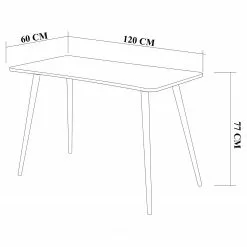 Norrwood Schreibtisch Linu II - Weiß -Büromöbel Verkäufe 1000306641 211115 13522500764 SKETCH DETAILS P000000001000306641 sketch