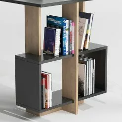 Norrwood Schreibtisch Dassow - Anthrazit / Eiche Dekor -Büromöbel Verkäufe 1000306652 211115 13545700505 DETAILS P000000001000306652