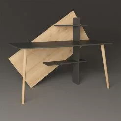 Norrwood Schreibtisch-Set Deering (2-teilig) - Anthrazit / Eiche 9 Norrwood Schreibtisch-Set Deering (2-teilig) - Anthrazit / Eiche -Büromöbel Verkäufe 1000306656 211115 13543900479 DETAILS P000000001000306656