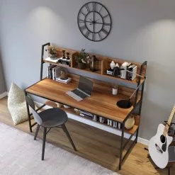 Red Living Schreibtisch Clomeo - Walnuss Dekor -Büromöbel Verkäufe 1000306657 211115 13544500482 MOOD DETAILS P000000001000306657 mood