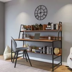 Red Living Schreibtisch Clomeo - Walnuss Dekor -Büromöbel Verkäufe 1000306657 211115 13552900538 MOOD DETAILS P000000001000306657 mood