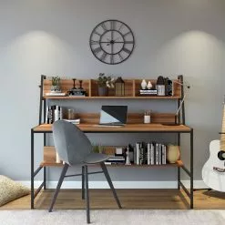 Red Living Schreibtisch Clomeo - Walnuss Dekor -Büromöbel Verkäufe 1000306657 211115 13553800548 MOOD DETAILS P000000001000306657 mood