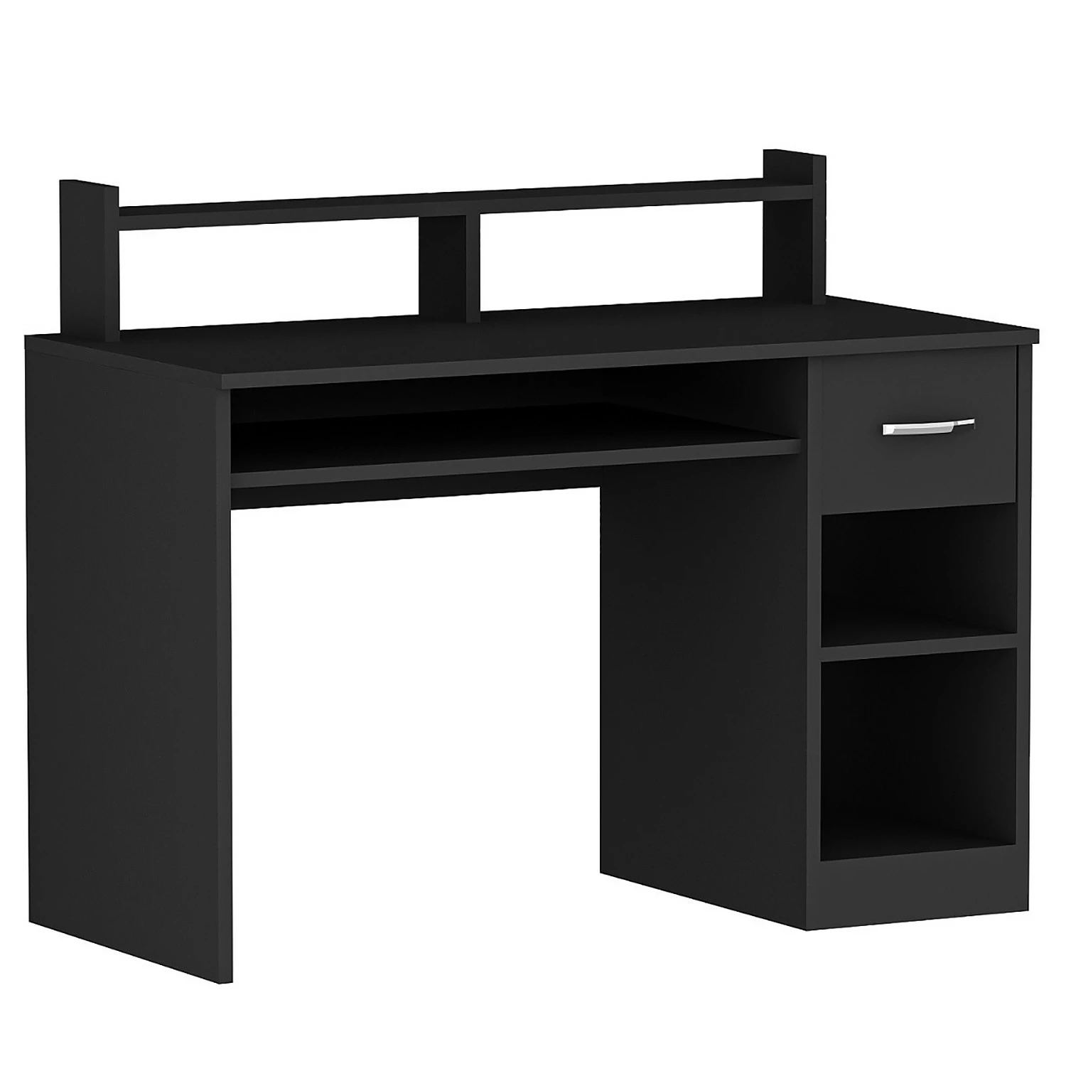 Loftscape Schreibtisch Jens - Schwarz / Silber 3 Loftscape Schreibtisch Jens - Schwarz / Silber