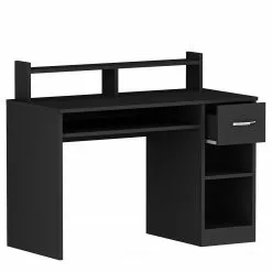 Loftscape Schreibtisch Jens - Schwarz / Silber 8 Loftscape Schreibtisch Jens - Schwarz / Silber -Büromöbel Verkäufe 1000306666 211115 13552500541 DETAILS P000000001000306666