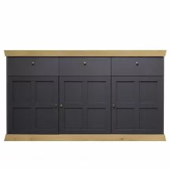 Ridgevalley Sideboard Maiossa II - Anthrazit / Eiche Dekor -Büromöbel Verkäufe 1000307108 211109 16471500071 DETAILS P000000001000307108