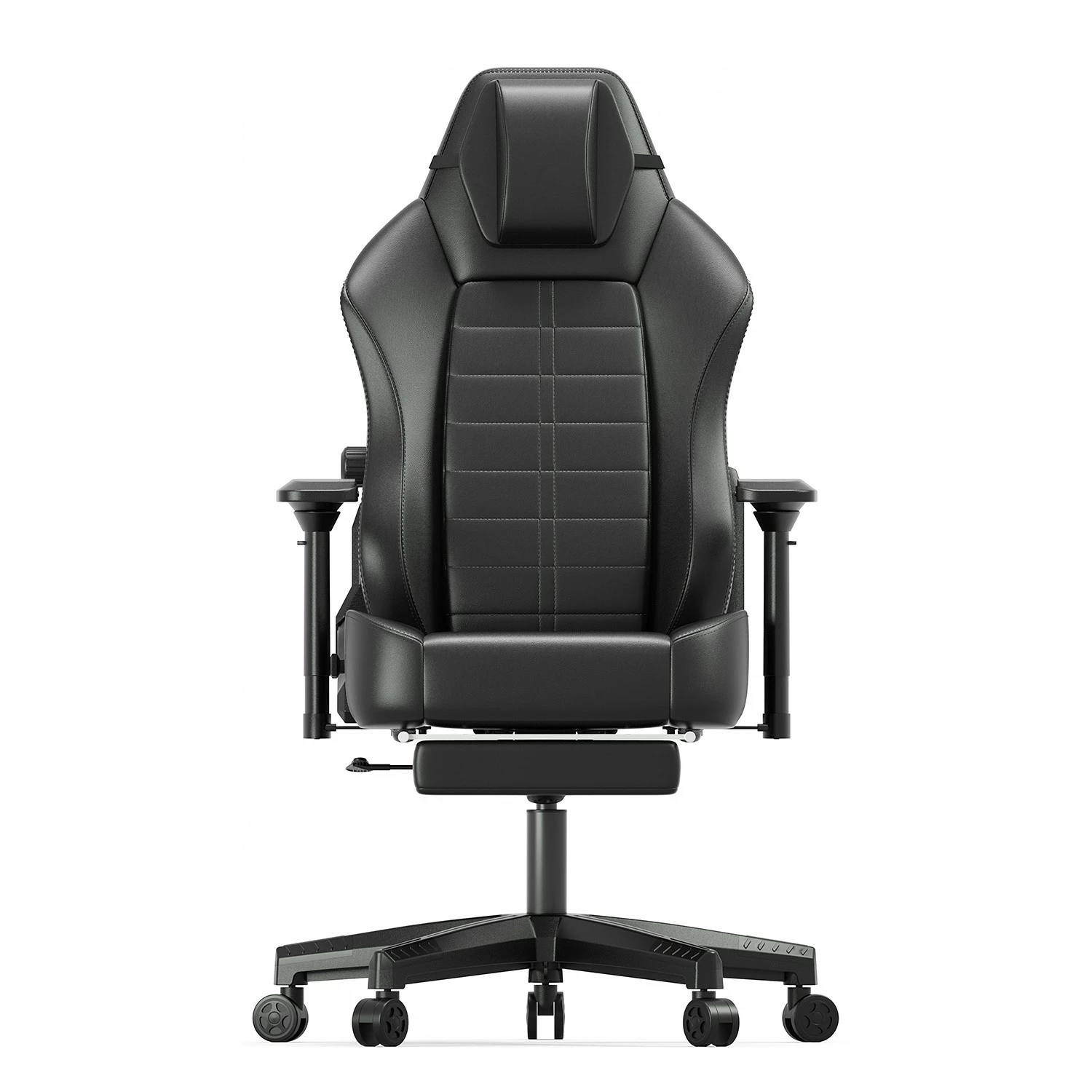 Fredriks Gaming Stuhl Lasy XXL - (mit Fußstütze) - Schwarz 4 Fredriks Gaming Stuhl Lasy XXL - (mit Fußstütze) - Schwarz – Bild 2