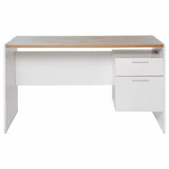 Jahnke Schreibtisch ML C 130 - Wildeiche Dekor / Weiß -Büromöbel Verkäufe 1000307855 211111 144436000037 DETAILS P000000001000307855