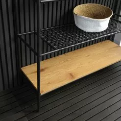 Red Living Regal Padbury - Schwarz / Eiche Dekor 11 Red Living Regal Padbury - Schwarz / Eiche Dekor -Büromöbel Verkäufe 1000310537 211125 111835000128 DETAILS P000000001000310537