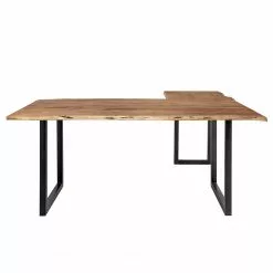 Ars manufacti Büroset Domme (4-teilig) - Akazie massiv / Eisen - Akazie / Anthrazit -Büromöbel Verkäufe 1000310605 211117 16461200048 DETAILS P000000001000310605