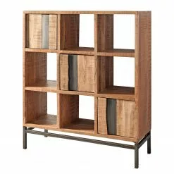 Ars manufacti Büroset Domme (4-teilig) - Akazie massiv / Eisen - Akazie / Anthrazit -Büromöbel Verkäufe 1000310605 211117 16461300060 DETAILS P000000001000310605