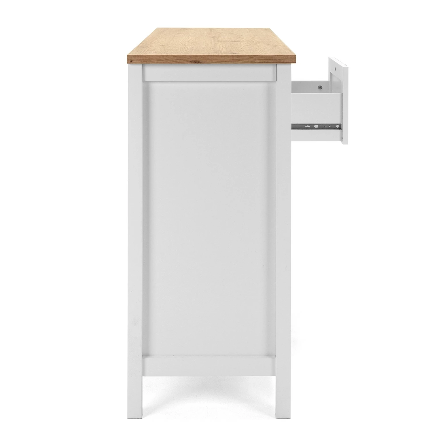 Ridgevalley Sideboard Bombita III - Weiß / Eiche Artisan Dekor 7 Ridgevalley Sideboard Bombita III - Weiß / Eiche Artisan Dekor – Bild 5